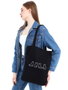pauldavis Bolso Tote 1544 Algodón Negro 35 x 40 x 8 cm